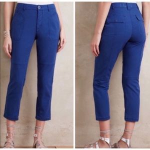 Anthropologie Hei Hei Mid Rise Straight Cargo Pant
